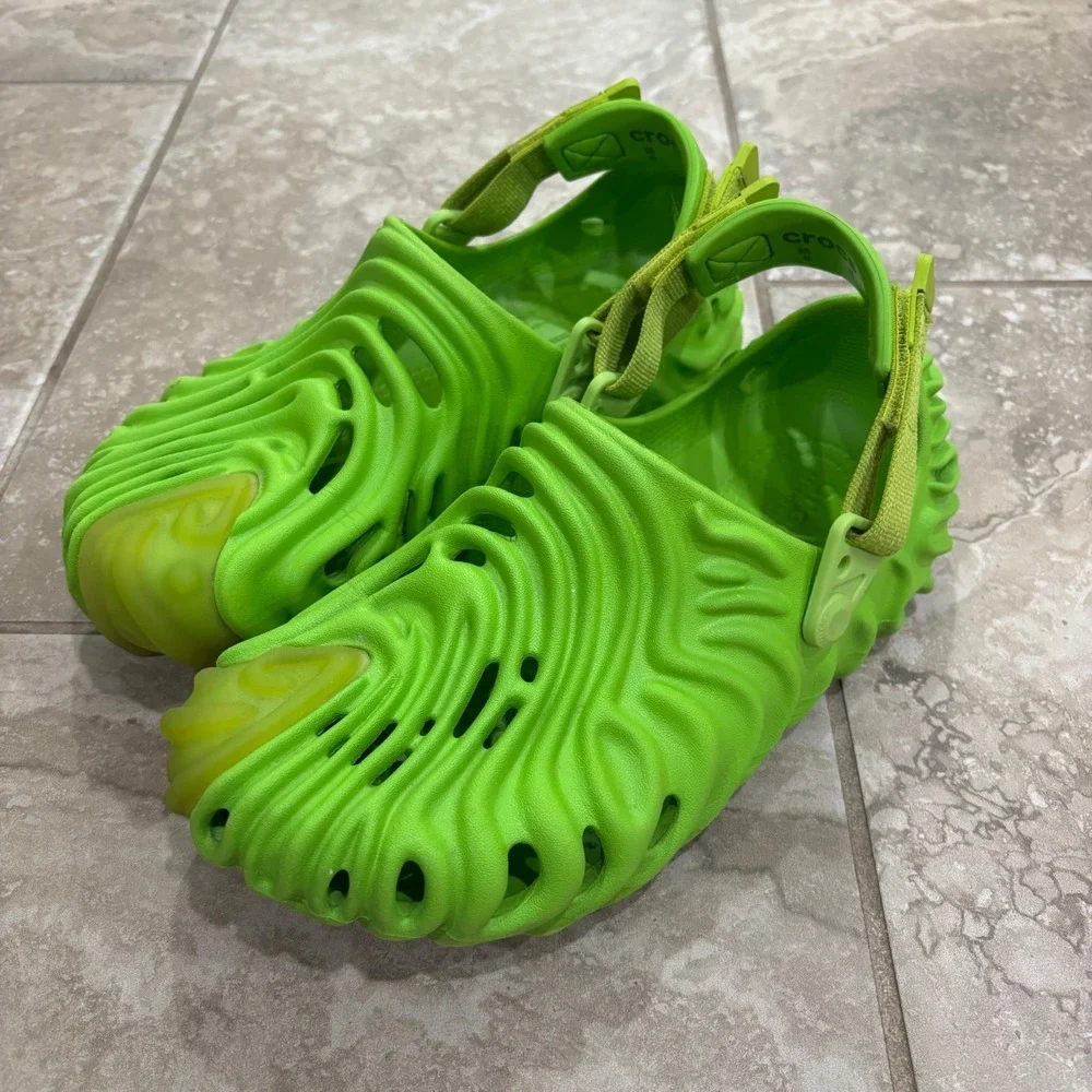 Crocs Pollex Clog Salehe Bembury Crocodile Green Mens 6 Womens 8 207393-3OT